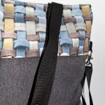 Torebka damska torba shopper krata3D - Piękny wzór