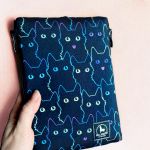 Kosmetyczka / etui L "Neonowe Koty" - Poglądowe