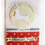 Kartka świąteczna z reniferem - 