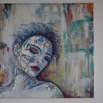 Obraz akryl na płótnie GOLD - upominek z okazji rozwodu