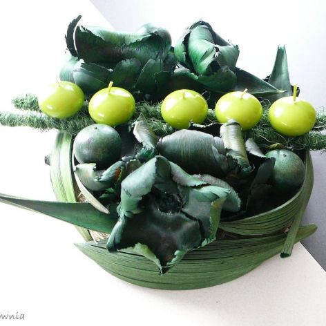 Dekoracja "Gra w zielone"