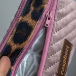 Portfel z weluru panterka - 