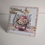 Kartka na Dzień Babci z kwiatami 2 - Kartka na Dzień Babci z kwiatami 2