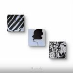 Black&white kompozycja na plotnie - 