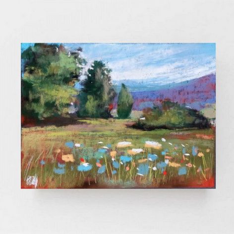 Łąka-praca formatu 18/24 cm 