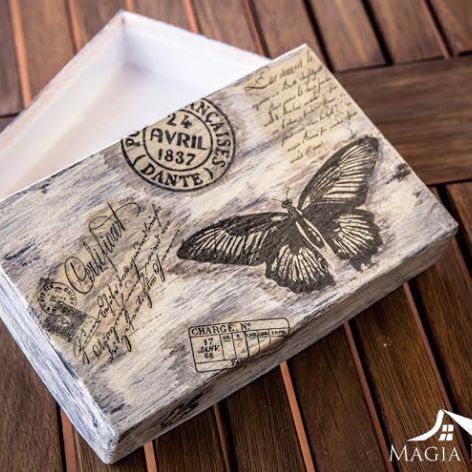 Pudełko "Paryski motyl"