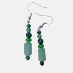 Kolczyki awenturyn - bez tła