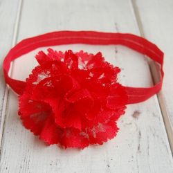 Opaska niemowlęca  - Czerwień