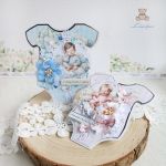 Kartka body na chrzest "CottonCandy 2" GOTOWA - 