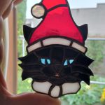 Kotek w czapce Mikołaja - kot4