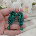 Szmaragdowe kolczyki sutasz - kolczyki emerald