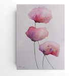 Kwiaty-akwarela formatu 32x24 cm . - 