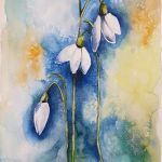Kwiaty-akwarela formatu 40/30 cm  - 