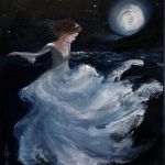 Gwiezdny Pył, ręcznie malowany obraz olejny - obraz na prezent