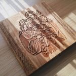 Obraz w Drewnie - Święta Rodzina - 