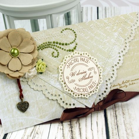 Kopertówka z okazji ślubu- sercowe LoVe