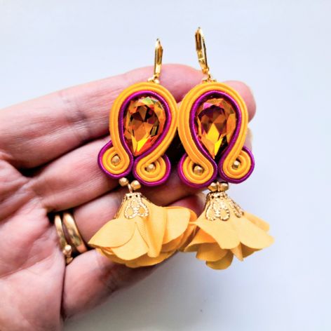 Sweet Plum kolczyki sutasz