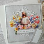 Kartka wielkanocna religijna 1 - Kartka z kopertą i etykietką