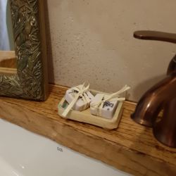 Małe mydełka lawendowe, naturalne dla Twoich gości 