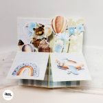 Kartka urodzinowa pop-up dla chłopca KPU-03 - Kartka urodzinowa pop up box po złożeniu