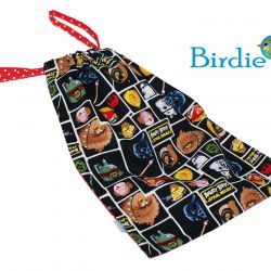 Woreczek na obuwie, ubranie - Angry Birds I by Birdie