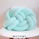 Poduszka Supeł Knot Pillow - Knot Pillow - mięta