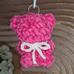 Miś breloczek Pluszowy niedźwiedź Amigurumi - Brelok