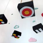 Karuzela Montessori - mobil drewniany