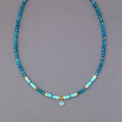 Naszyjnik z agatów.