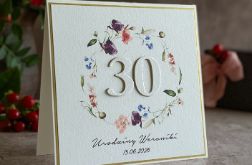 Kartka na 30 urodziny z personalizacją, BH 70 Kartka na 30 urodziny z personalizacją, BH 70