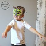 Maska dla dzieci i dorosłych - SMOK - Maska smok 2