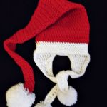 Szydełkowa czapka Świętego Mikołaja - 
