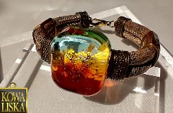 Dom Słońca - bransoleta z żywicy