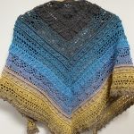 Chusta szydełkowa ombre SisLove ręcznie robiona - chusta ombre