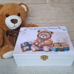 Pudełko wspomnień Chrzest, Urodziny-PWCH01 - Pudełko na Urodziny dla chłopca