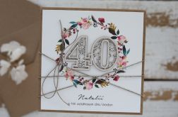 Kartka na 50 urodziny z cyframi
