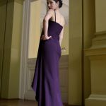 Suknia wieczorowa / fioletowa – SARINA - 