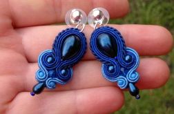 Kolczyki Perła Granatowa