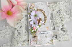 Ślubna kartka DL w pudełku 87