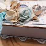 Pudełko na kawę z kwiatami - Z bliska