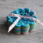 Szydełkowe podkładki pod kubki 6szt. - 