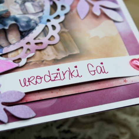 Kartka urodzinowa: Kwiatowa Bajka