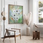 Oryginalna akwarela. Dmuchawce 40x50cm  - 