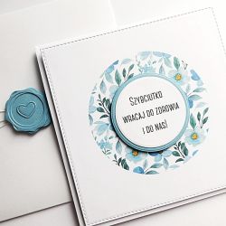 Kartka z oryginalnymi życzeniami zdrowia