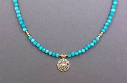 Naszyjnik błękitny.