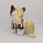 Figurka Brązowy Koń Konik Miniaturka - Bok