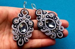 Kolczyki Srebro & Black Diamond