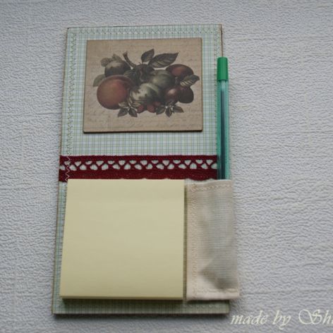 Notes na lodówkę -' owoce lata '