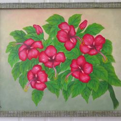 Obraz „Ketmia-hibiskus-chińska róża”