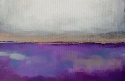 W fioletach-obraz akrylowy